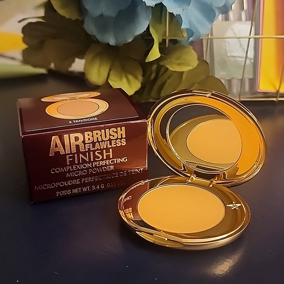 Charlotte Tilbury Mini Airbrush Flawless Finish Setting Powder 3Tan/Dore - Picture 1 of 7